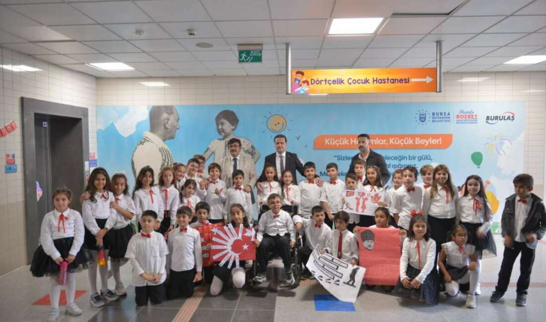 Öğrencilerden Cumhuriyet Bayramı’na özel çalışma Bursa Büyükşehir Belediyesi tarafından