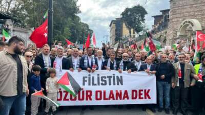 Türkiye Gazze için ayakta!