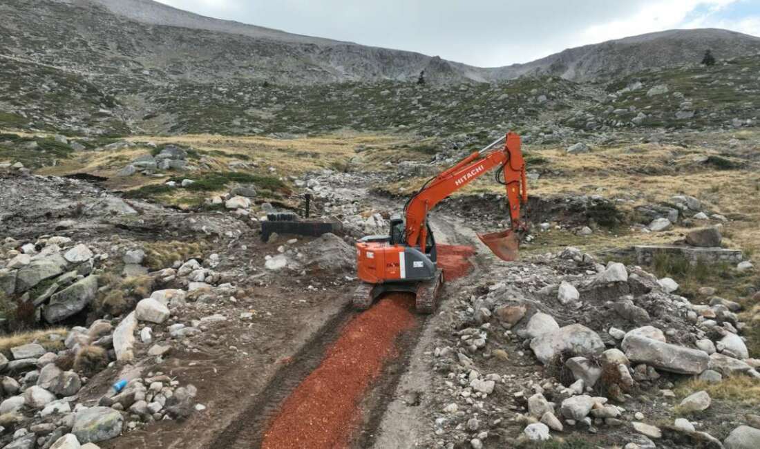Uludağ’ın içme suyu hattı yenilendi Büyükşehir Belediyesi tarafından Uludağ’ın