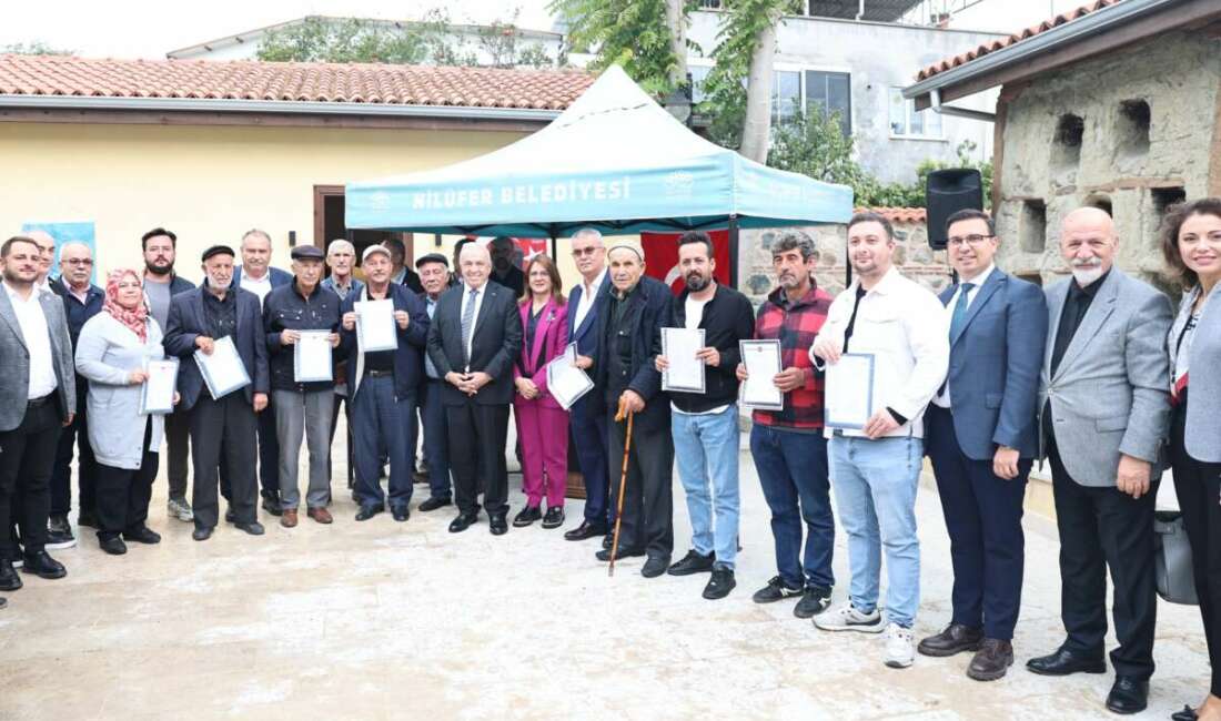 Nilüfer Belediyesi’nin Ürünlü Mahallesi’nde