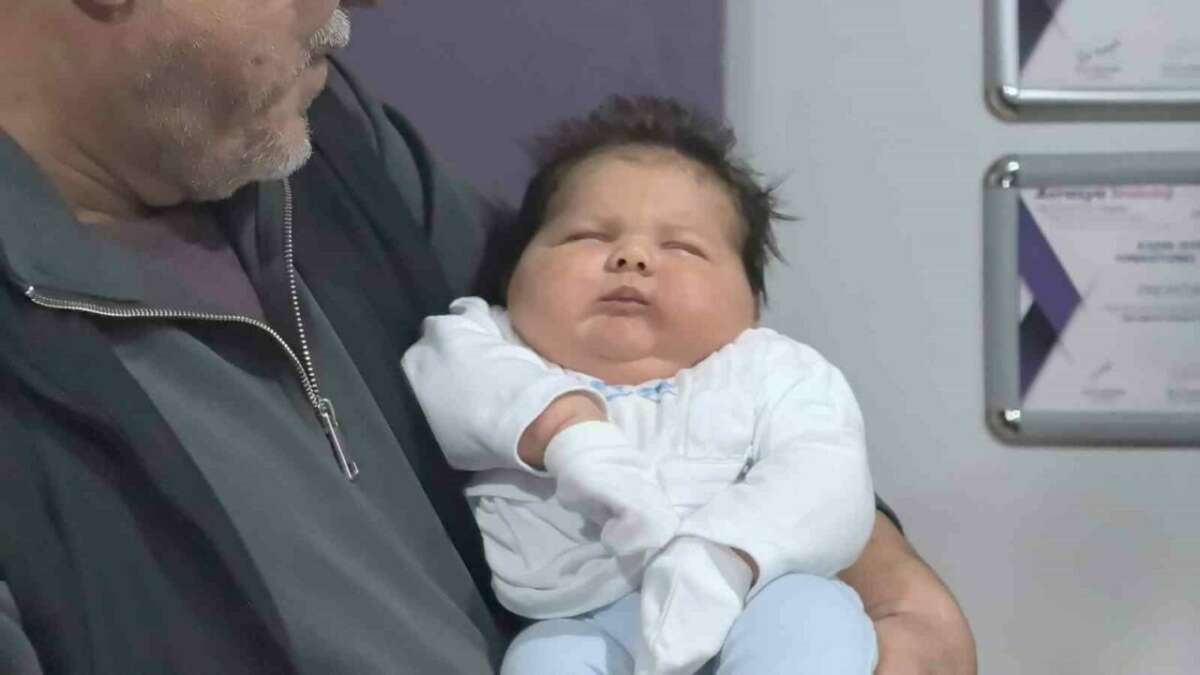 6 kilo 150 gram bebek dünyaya geldi