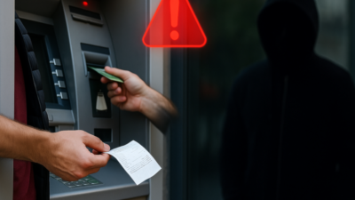 ATM’den para çeken herkes bu hatayı yapıyor