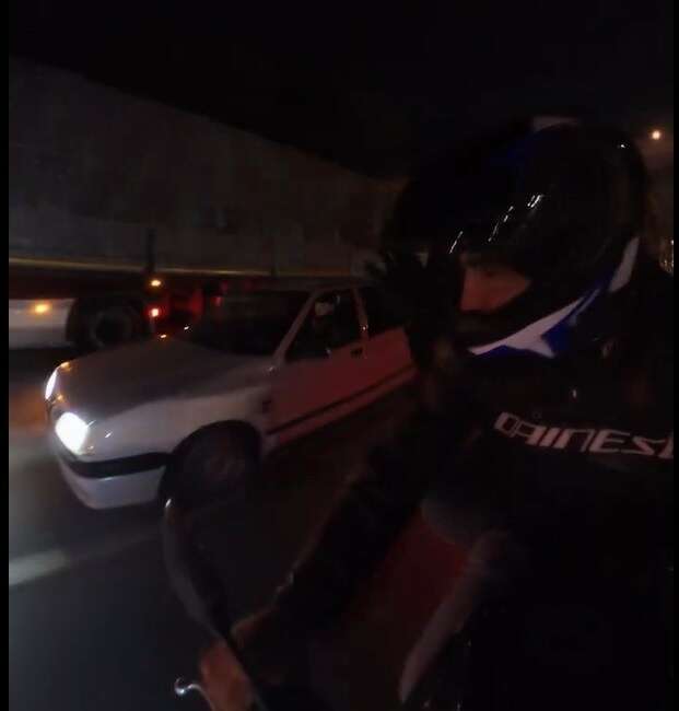 Eskişehir'de sol şeritte seyreden