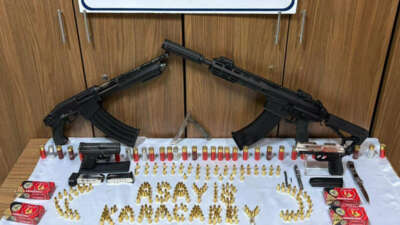 Karacabey ilçesinde ruhsatsız silah taşıyan