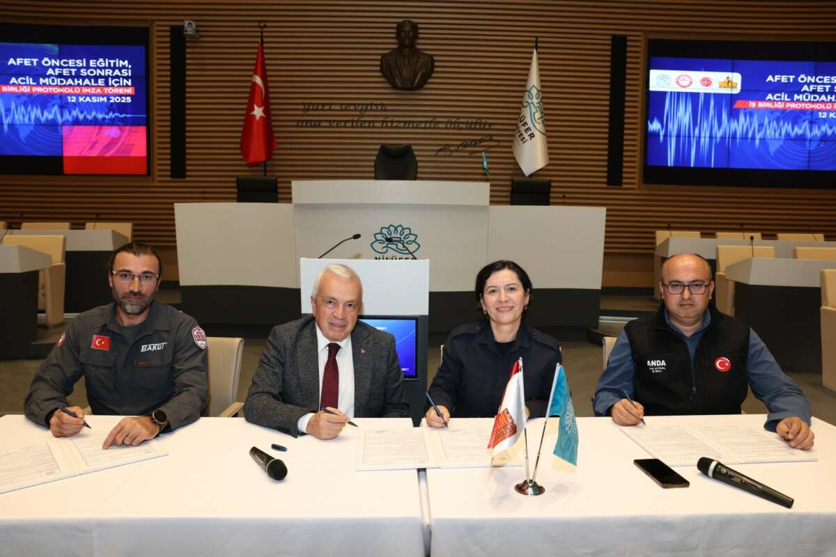 Nilüfer’de afetlere karşı güç birliği