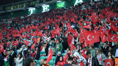 Bursaspor taraftar grubu Teksas’ın, Türkiye–Bulgaristan