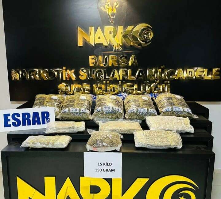 Bursa Emniyet Müdürlüğü’ne bağlı Narkotik