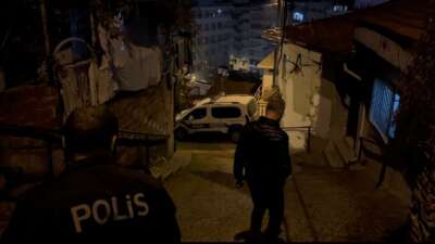 Bursa'nın Osmangazi ilçesinde evinin bahçesine