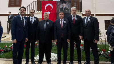 Başkan Aydın Selanik’te Atatürk’ü Andı