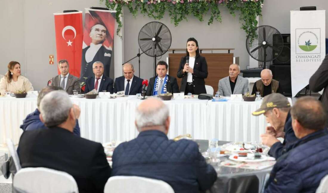 Başkan Aydın’a Ovaakça’da hizmet teşekkürü Osmangazi Belediye Başkanı Erkan