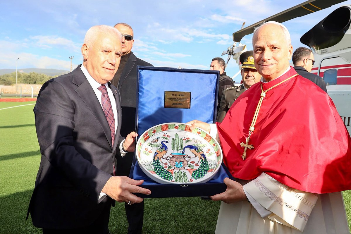 Başkan Bozbey, Papa 14. Leo ile bir arada: “Bursa dünya mirası bir şehirdir”