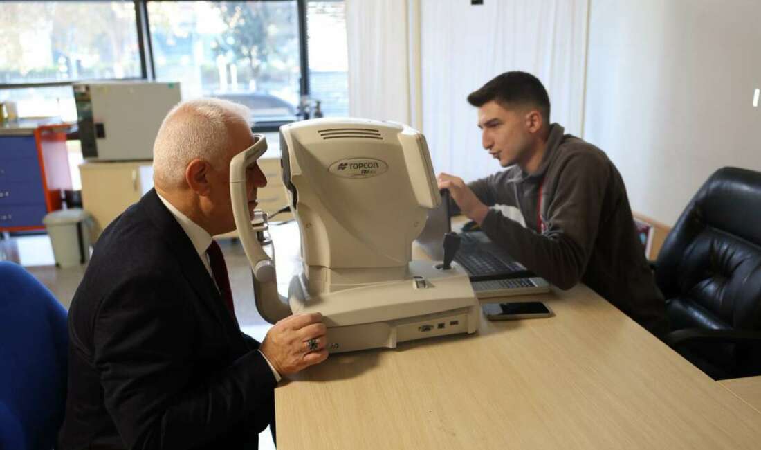 Bursa Büyükşehir personeline sağlık taraması