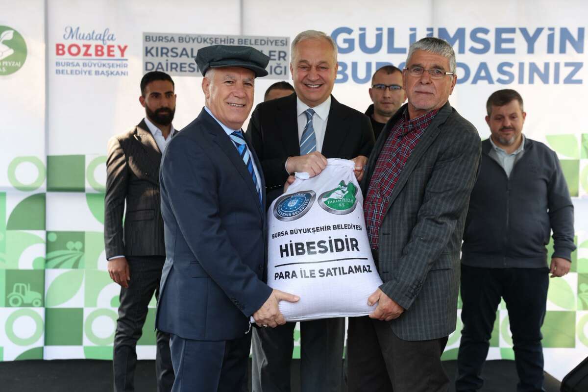 Bursa Büyükşehir’den çiftçiye yerli tohum desteği