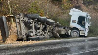 Bursa-Orhaneli Yolu üzerinde meydana gelen
