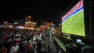 Bursa’da Milli Maç coşkusu: Dev ekran alanları belirlendi