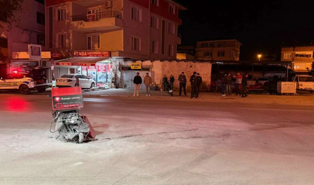 Bursa’da faciadan son anda dönüldü Bursa'da ehliyetsiz motosiklet kuryesi