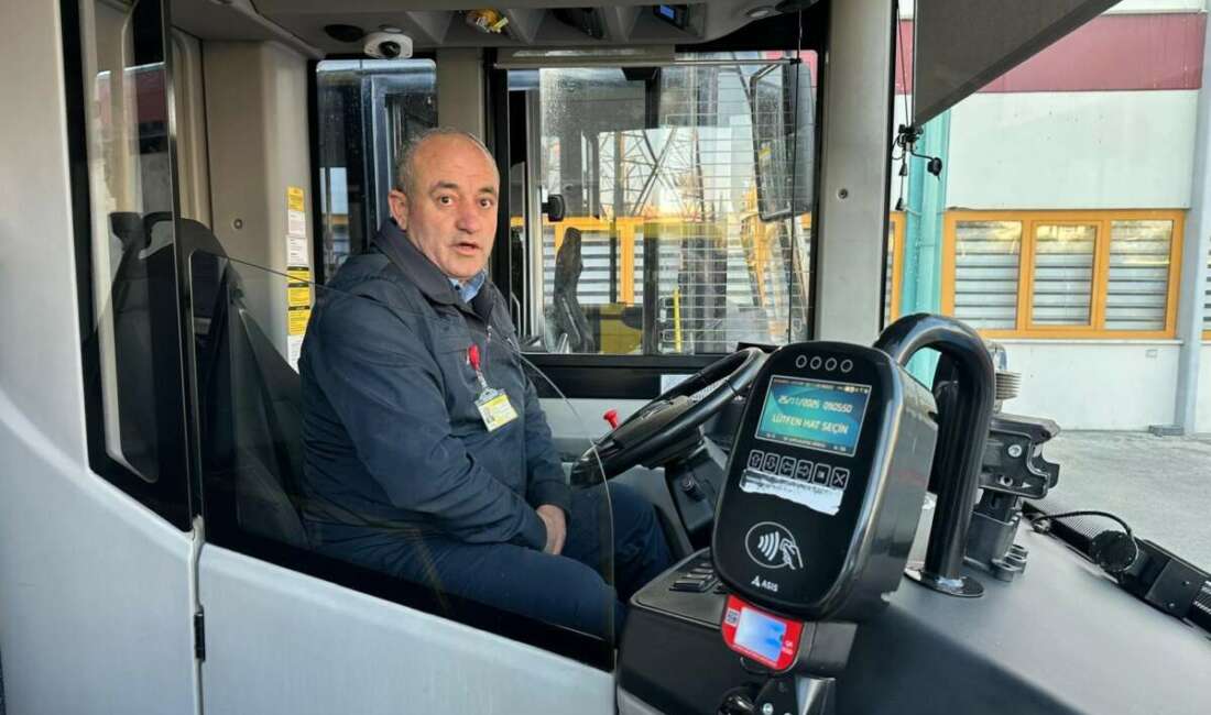 Bursa'da Büyükşehir Belediyesi otobüsü