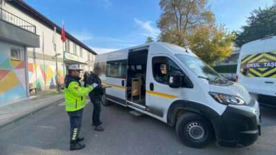 Bursa’da servis araçları ve motosikletlere sıkı denetim