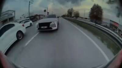 Bursa’da tehlikeli makas kamerada