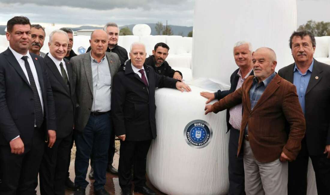 Bursalı çiftçilere silaj paketleme desteği Bursa’da fide-fidan desteğinden damla