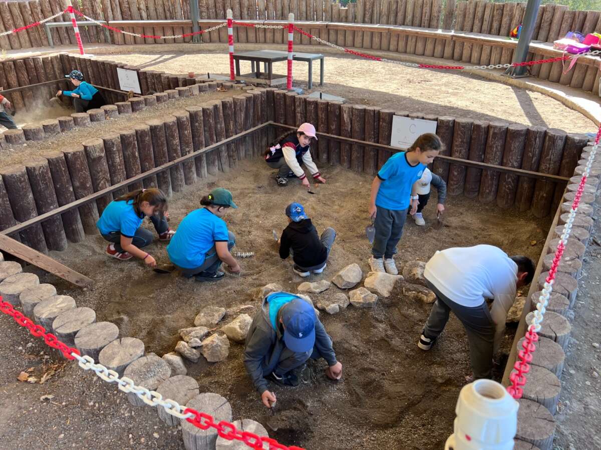 Bursalı öğrenciler, Arkeopark’ta arkeolojiyi tanıyor