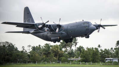 C-130 Kazasında 6 Tonluk Kargo incelemede