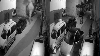 Bursa'da gece saatlerinde meydana gelen