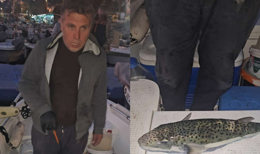 Gemlik Körfezi’nde oltasını denize