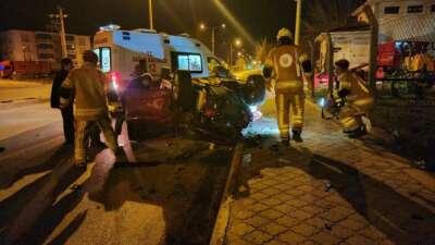 Hızlı otomobil, ortalığı savaş alanına çevirdi