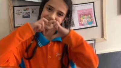 İnegöl’de öğrencilerden anlamlı 24 Kasım kutlaması