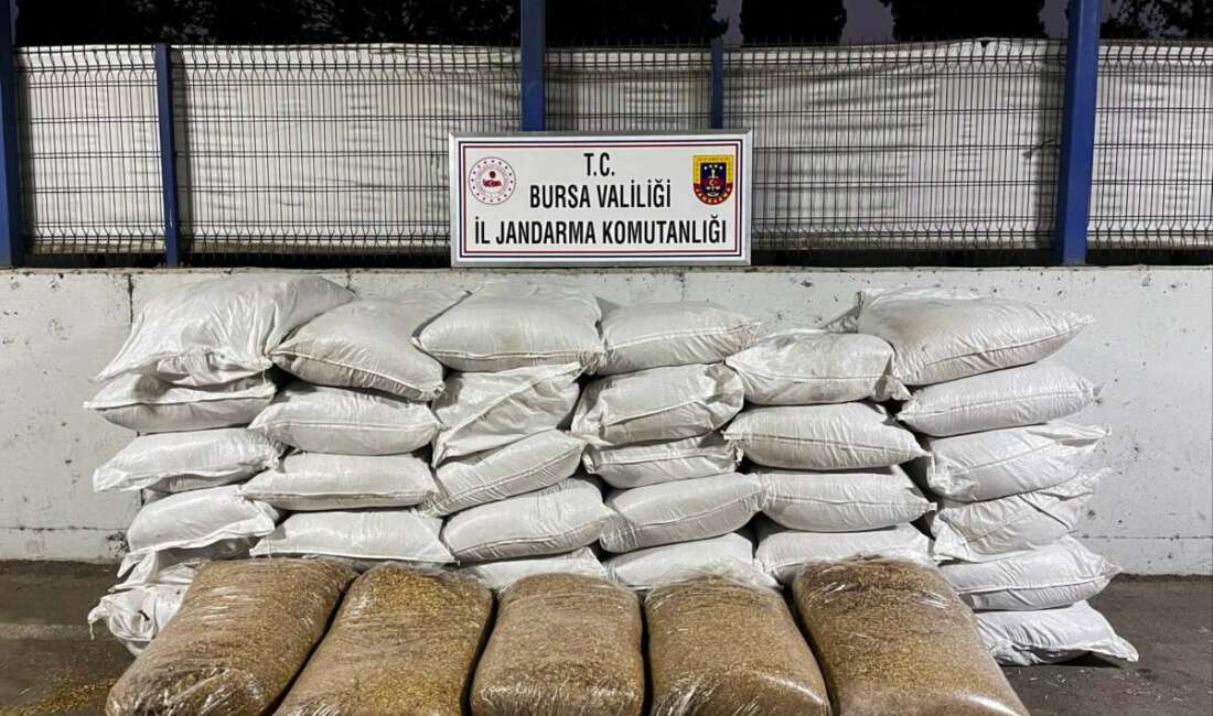 Jandarmadan kaçak sigara operasyon Bursa İl Jandarma Komutanlığı,