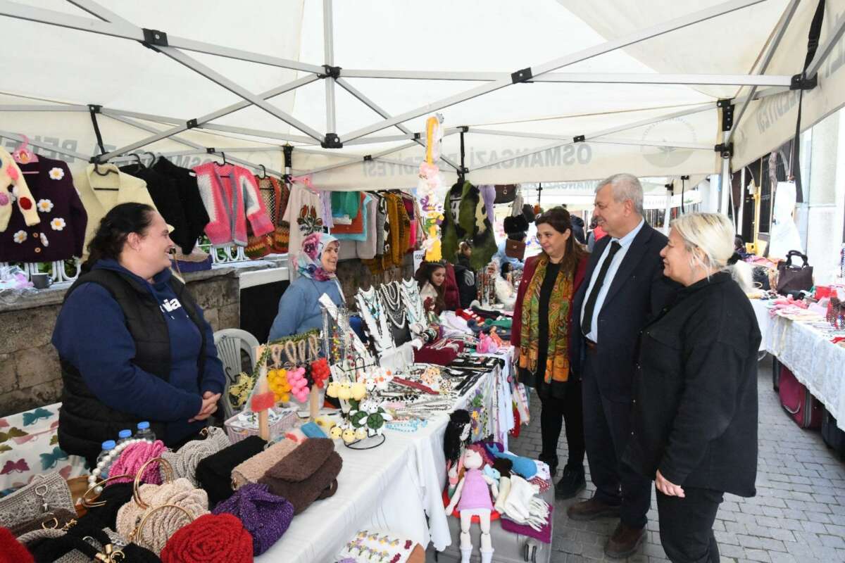 Osmangazi’de kadın girişimcilik sokağı yeniden vatandaşlarla buluştu