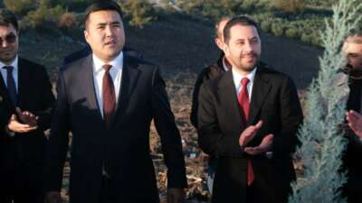 Kırgızistan-Türkiye dostluk ilişkileri fidanlarla kök saldı