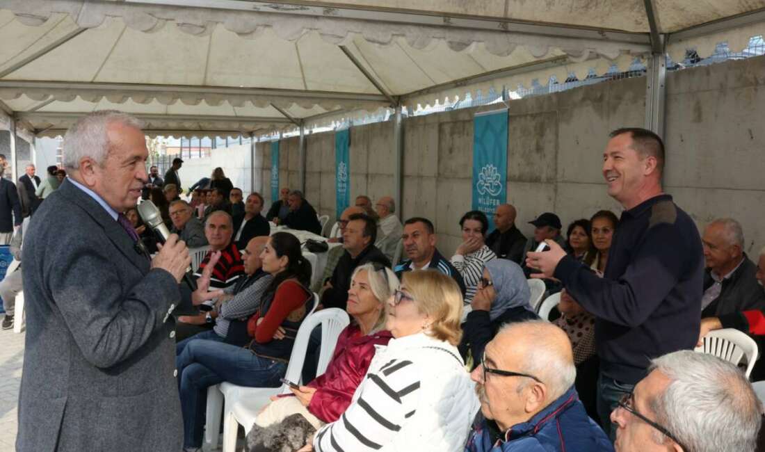 Başkan Şadi Özdemir: “Sorunları yerinde görüyor, adil çözümler üretiyoruz” Nilüfer Belediye Başkanı Şadi