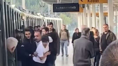 Metroda koltuk tartışması