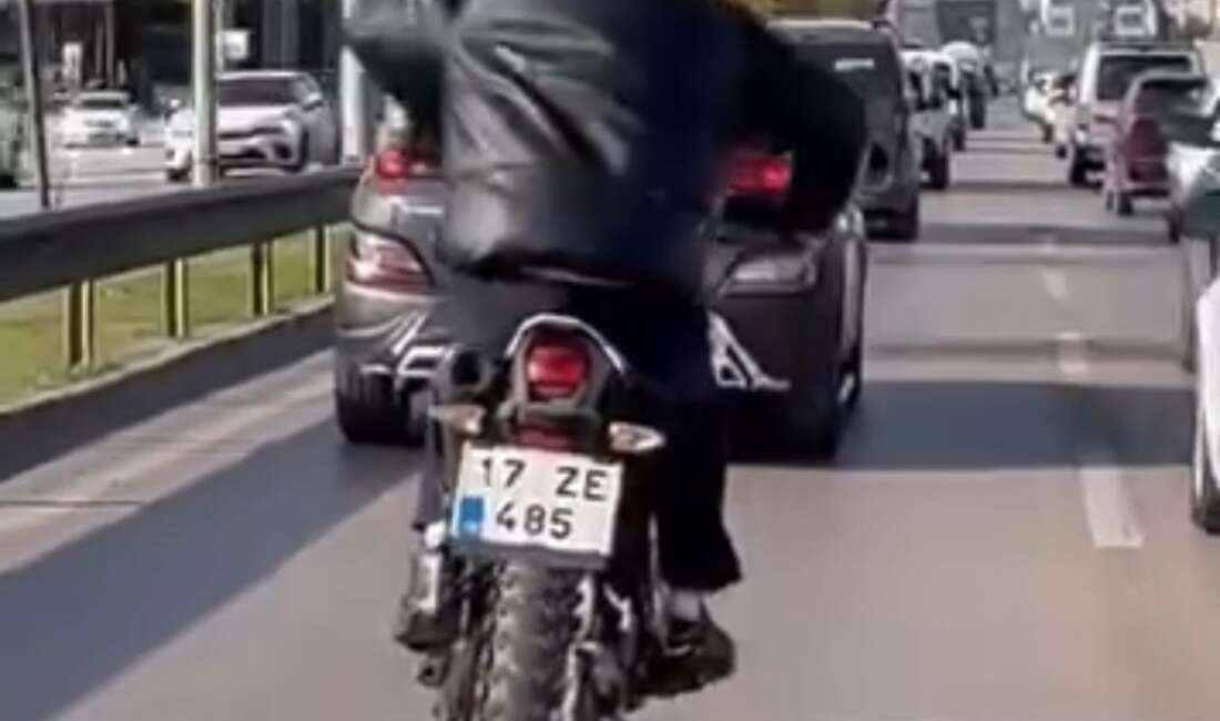 Bursa'da seyir halindeki bir