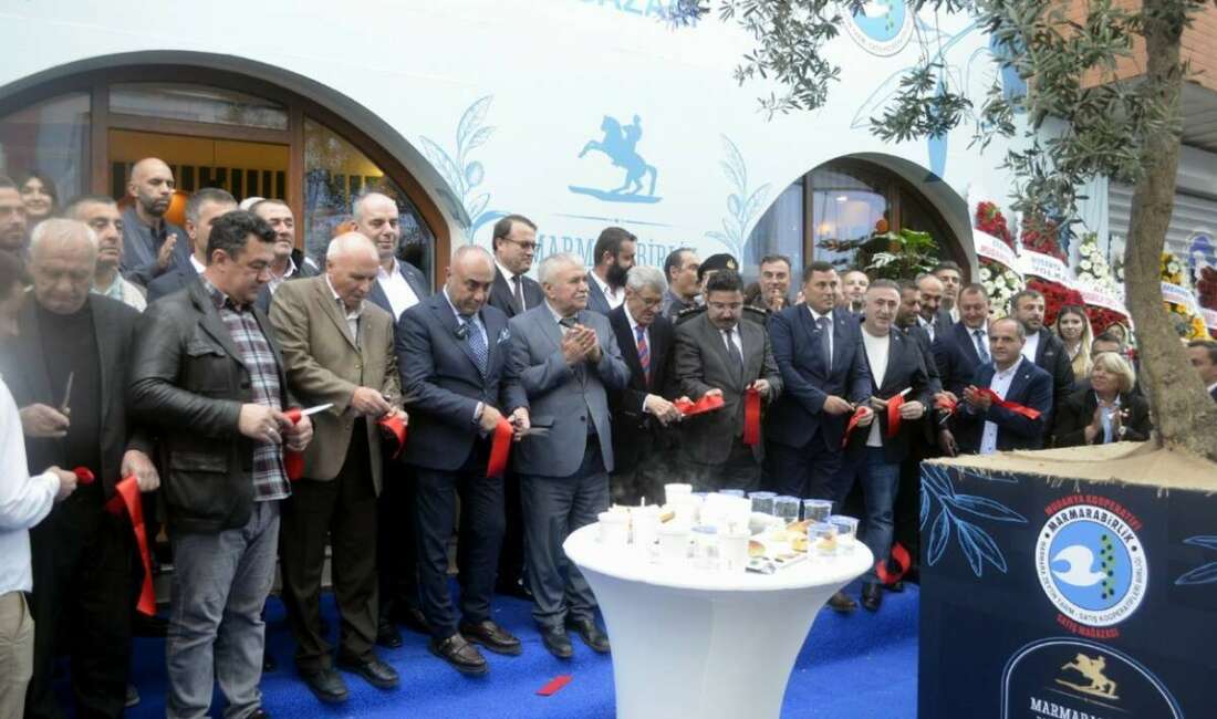 Mudanya Zeytin Kooperatifi satış mağazasını açtı Cumhuriyetin kooperatifçilik geleneğini 71