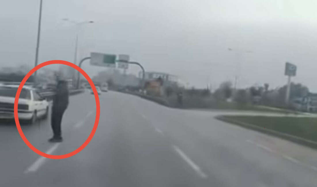 Ölüme davetiye çıkardı Bursa Yakın Çevre Yolu üzerinde