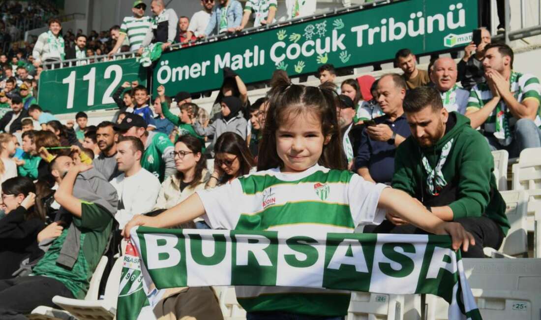 Osmangazi’de 100 çocuk ilk kez Bursaspor maçına gitti Bursaspor’lu nesiller yetiştirmek için