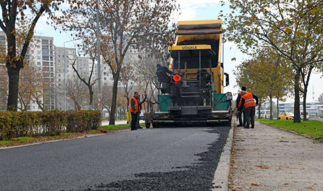 Osmangazi’de park içi yollar yenilendi