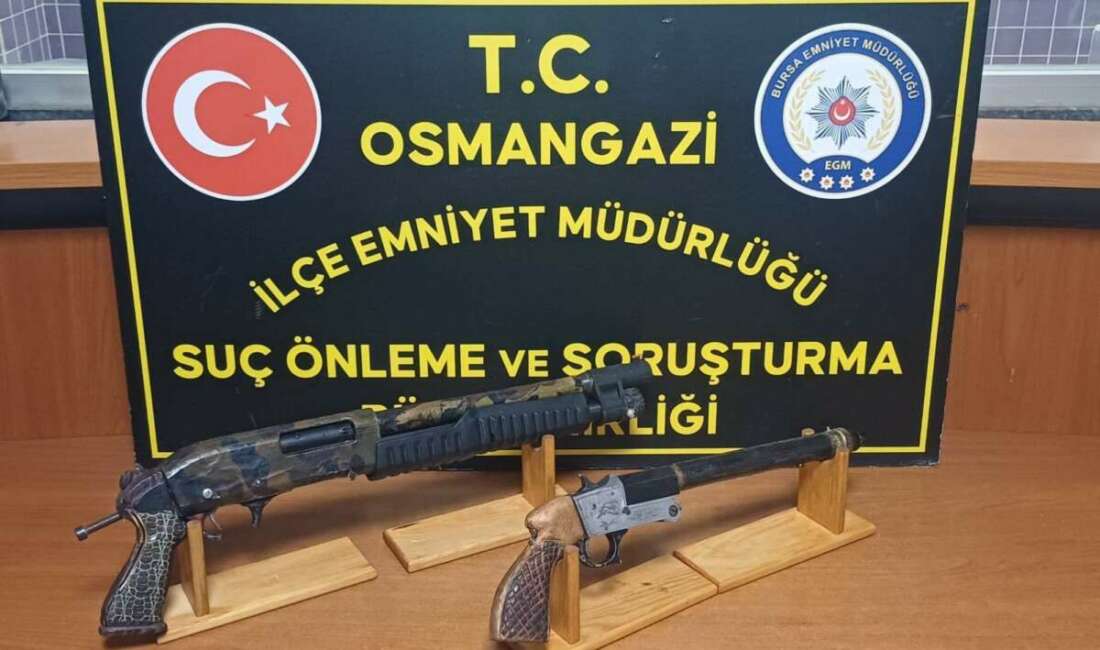 Osmangazi’de ruhsatsız silah operasyonu: 3 gözaltı Bursa Emniyet Müdürlüğü ekipleri tarafından