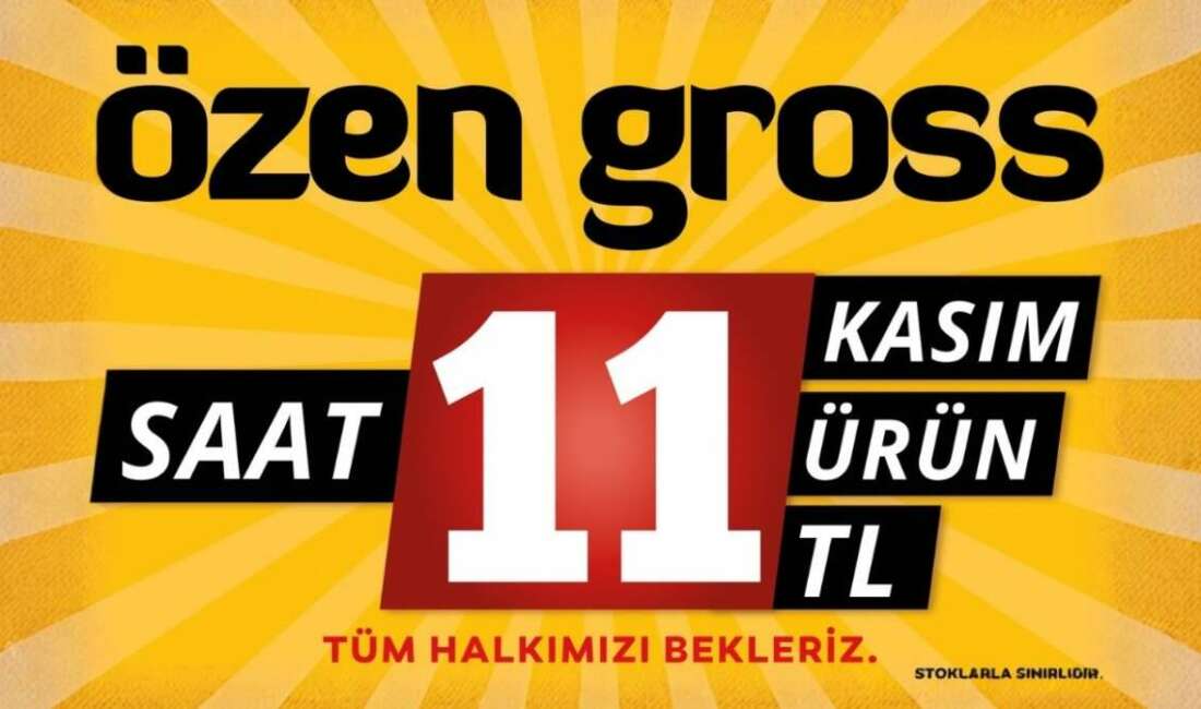 Özen Gross’tan 11.11’e Özel büyük fırsat: 11 trün sadece 11 TL! Bursa ve Kütahya’da perakende