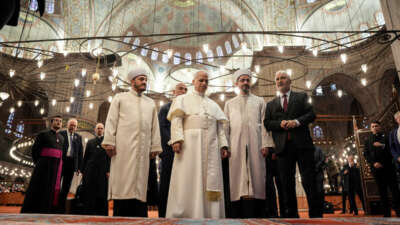 Papa 14. Leo, Sultanahmet Camii’ni zyaret etti