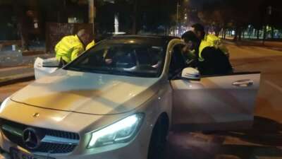 Bursa'nın Osmangazi ilçesinde polis ekiplerinin