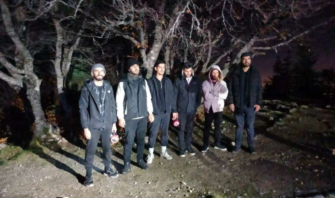 Uludağ'da milli park sınırlarında