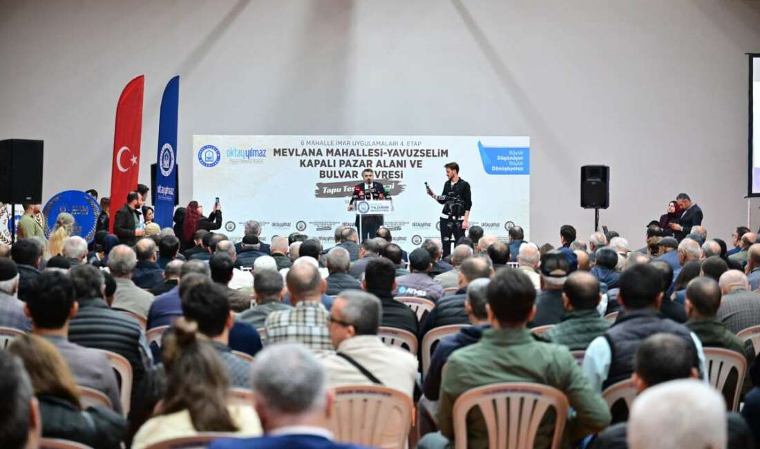 Yıldırım Belediyesi’nden 5 bin 867 tapu Yıldırım Belediyesi, 6 Mahalle