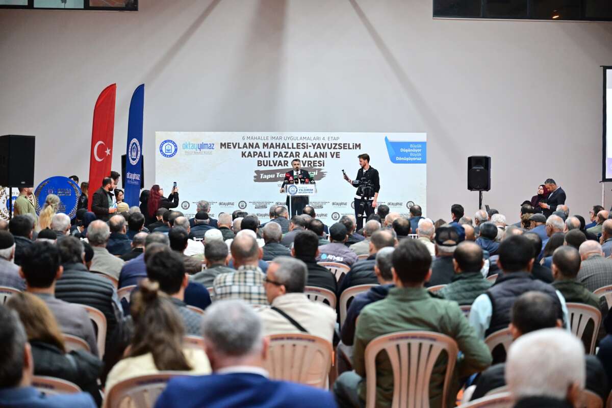 Yıldırım Belediyesi’nden 5 bin 867 tapu