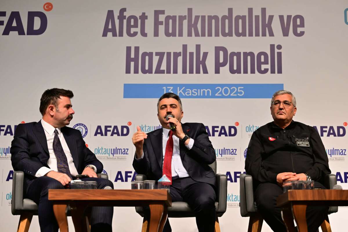 Yıldırım’da afetlere hazırlık paneli