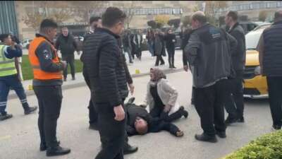  Bursa Şehir Hastanesi önünde meydana gelen