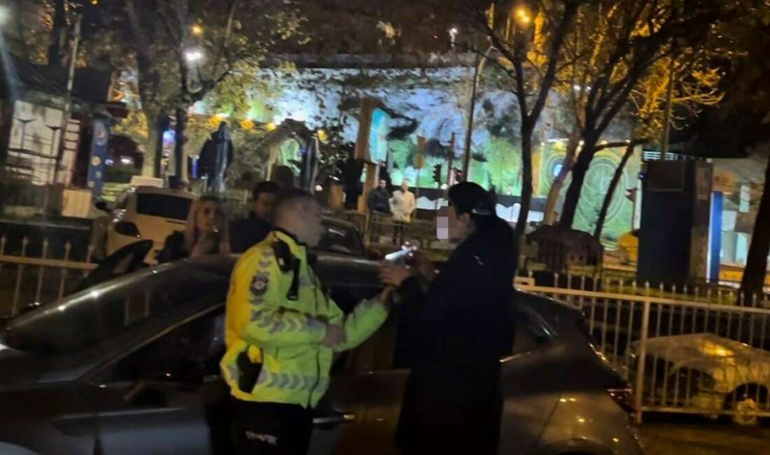 1.96 promil sürücü uygulama noktasını karıştırdı Bursa'da trafik uygulamasında 1.96 promil